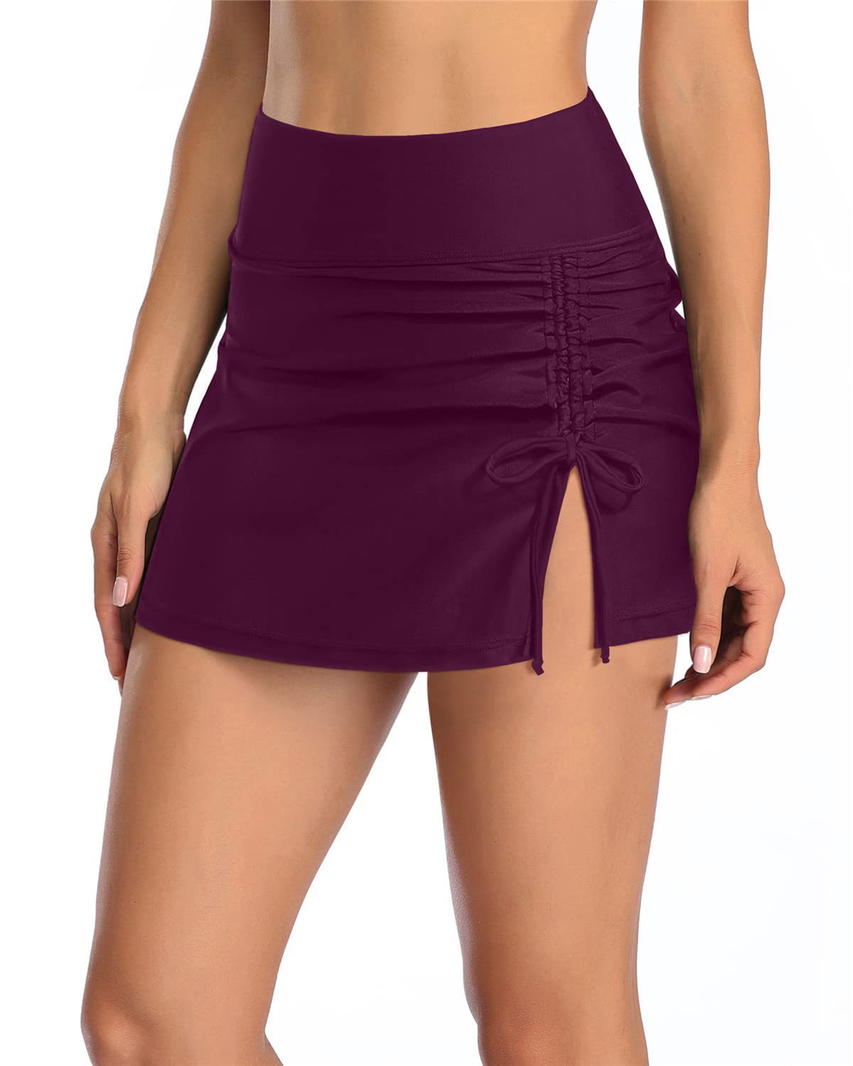 Wholesale Solid Color Swim Trunks Polyester Swimwear
